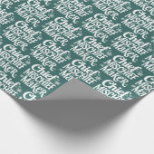 Grappig kerstpapier cadeaupapier (Hoek)