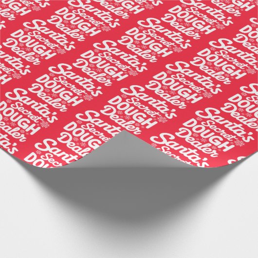 Grappig kerstpapier cadeaupapier (Hoek)