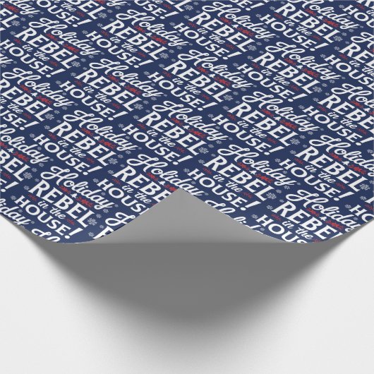 Grappig kerstpapier cadeaupapier (Hoek)