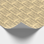 Grappig kerstpapier cadeaupapier (Hoek)