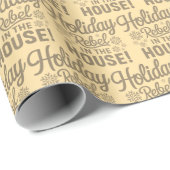 Grappig kerstpapier cadeaupapier (Rol Hoek)