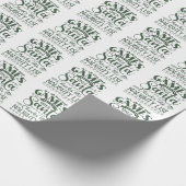 Grappig kerstpapier cadeaupapier (Hoek)