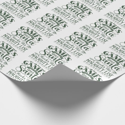 Grappig kerstpapier cadeaupapier (Hoek)