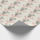 Grappig kerstpapier cadeaupapier (Hoek)