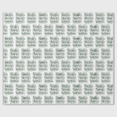 Grappig kerstpapier cadeaupapier (Vlak)