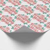 Grappig kerstpapier cadeaupapier (Hoek)