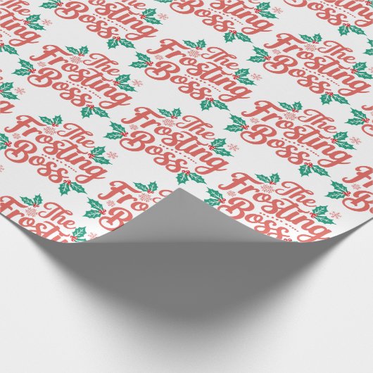 Grappig kerstpapier cadeaupapier (Hoek)