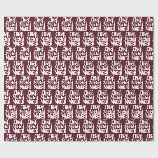 Grappig kerstpapier cadeaupapier (Vlak)