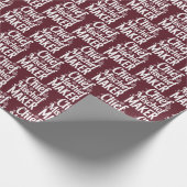 Grappig kerstpapier cadeaupapier (Hoek)