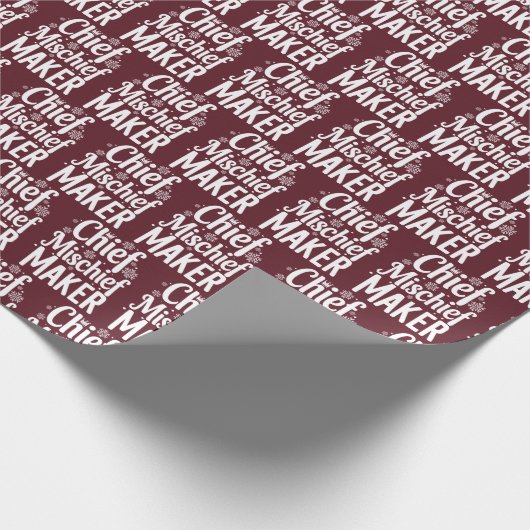 Grappig kerstpapier cadeaupapier (Hoek)