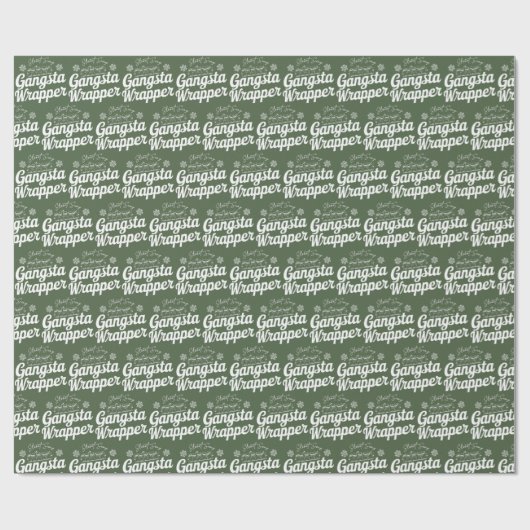 Grappig kerstpapier cadeaupapier (Vlak)