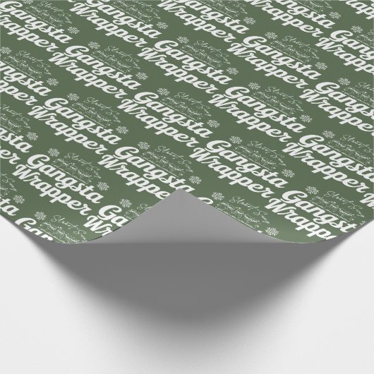 Grappig kerstpapier cadeaupapier (Hoek)