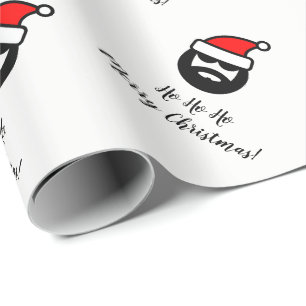 Grappig kerstpapier met coole kerstman cadeaupapier