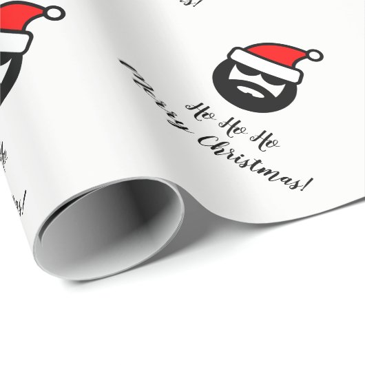 Grappig kerstpapier met coole kerstman cadeaupapier (Rol Hoek)