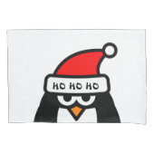Grappig kerstpinguïn cadeauidee kussensloop (Voorkant)