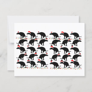 Grappig kerstpooping Dog Briefkaart