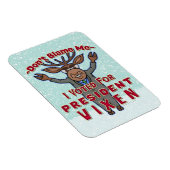 Grappig kerstPresident Vixen Reindeer Politiek Magneet (Rechterzijde)