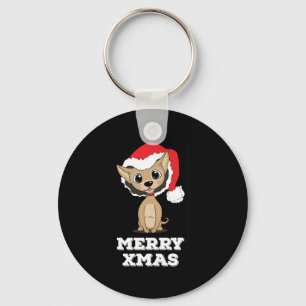Grappig kerstproduct uit Chihuahua - perfect Sleutelhanger