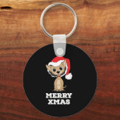 Grappig kerstproduct uit Chihuahua - perfect Sleutelhanger (Voorkant)