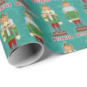 Grappig kerstrecker Buttkraker Humoureuze Cadeaupapier (Rol Hoek)