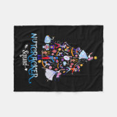 Grappig kerstreckerkraker Squad Ballet Dance Kinde Fleece Deken (Voorkant (Horizontaal))