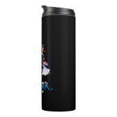 Grappig kerstreckerkraker Squad Ballet Dance Kinde Thermosbeker (Geroteerd rechts)