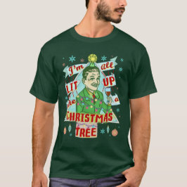 Grappig kerstrecro Drink Humor Man T-shirt