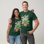Grappig kerstrecro Drink Humor Man T-shirt (Unisex)