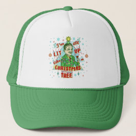 Grappig kerstrecro Drink Humor Man Trucker Pet