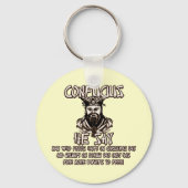 Grappig kerstrecuus sleutelhanger (Voorkant)