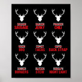 Grappig kerstrendierjacht met als doel het ontluch poster (Voorkant)