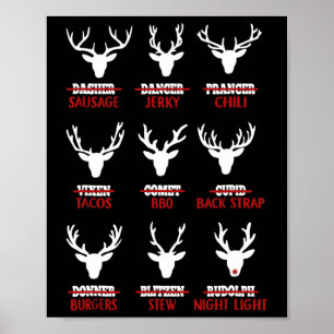 Grappig kerstrendierjacht met als doel het ontluch poster