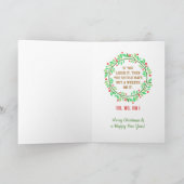 Grappig kerstrendiertje Alle dames van de Jingle Kaart (Binnen)