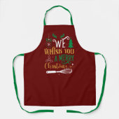 Grappig Kerstschort Schort (Voorkant)