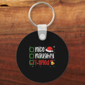Grappig Kerstshirt Leuk Stout Ik Heb Het Geprobeer Sleutelhanger (Voorkant)