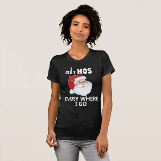 Grappig kerstShirt T-shirt (Voorkant volledig)