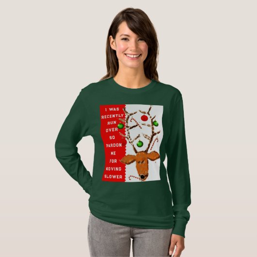 grappig kerstshirt voor oma t-shirt (Voorkant volledig)