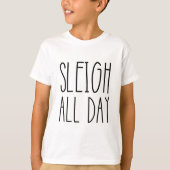 Grappig kerstslogan T-shirt (Voorkant)