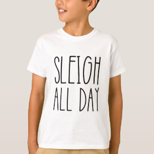 Grappig kerstslogan T-shirt