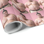 GRAPPIG KERSTSUMOWRUSTELAR WINKELPAPIER CADEAUPAPIER (Rol Hoek)