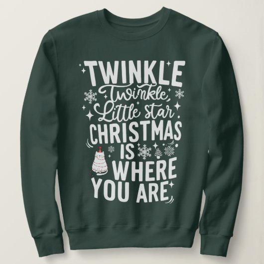 Grappig kerstsweatshirt voor volwassenen trui (Design voorkant)