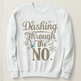 Grappig kerstsweatshirt voor volwassenen trui