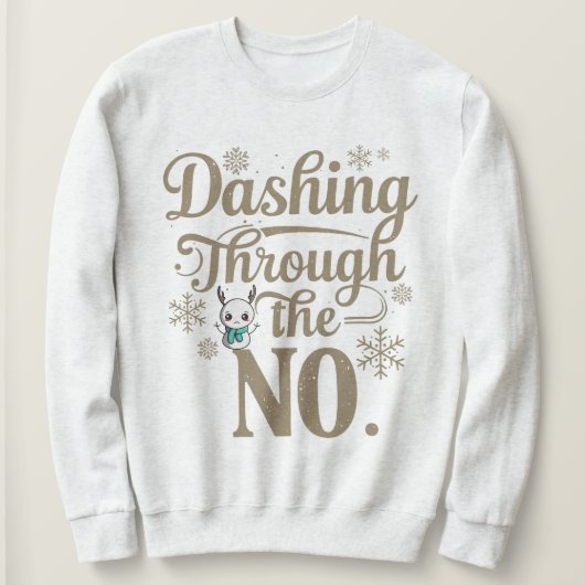 Grappig kerstsweatshirt voor volwassenen trui (Design voorkant)