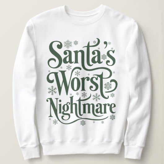 Grappig kerstsweatshirt voor volwassenen trui (Design voorkant)