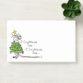 Grappig kersttaartje-Cartoon Post-it® Notes (Kantoor)