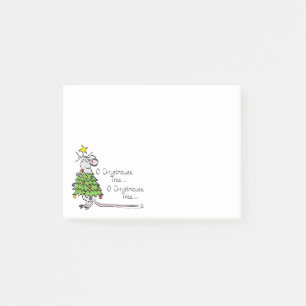Grappig kersttaartje-Cartoon Post-it® Notes