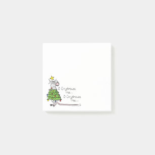 Grappig kersttaartje-Cartoon Post-it® Notes