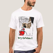 Grappig kersttaartje - doe een deer t-shirt (Voorkant)