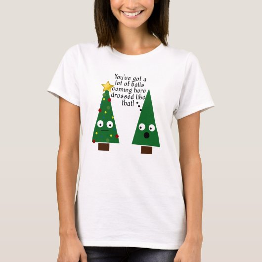 Grappig kersttacky Women's Tshirt (Voorkant)