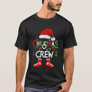 Grappig kerstteam Xmas Squad santa Family Pajam T-shirt
